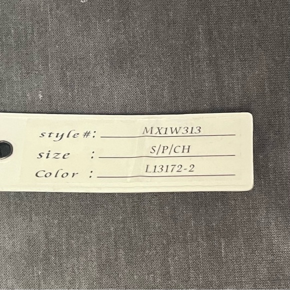 Cupio Blush New High Low Pattern Grey Top - S - Picture 7 of 9